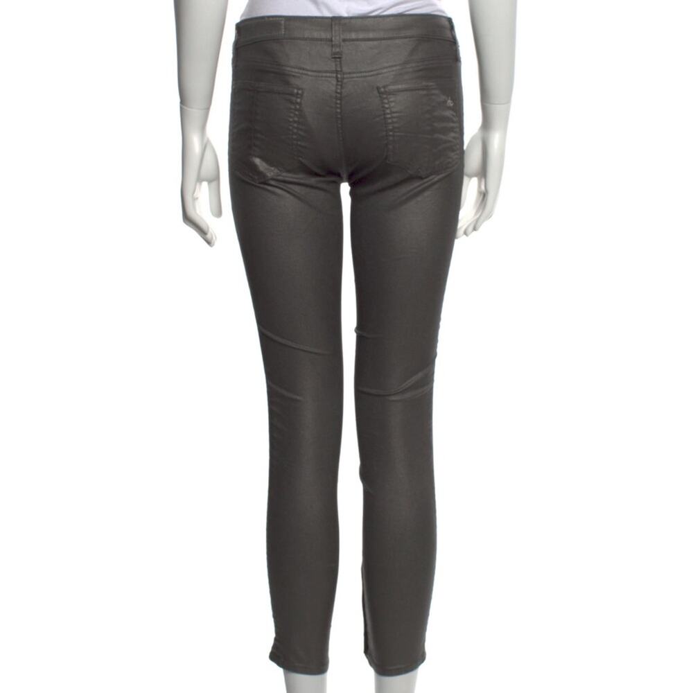 Rag and Bone for Intermix Zipper Capri Pants, Silver, Size 26 - Picture 4 of 10